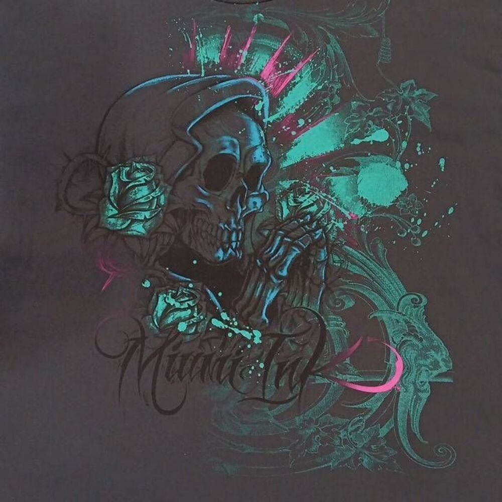 Miami Ink Tshirt  Size: XL PTP: 23.5" Length: 30" Brand: Miami Ink